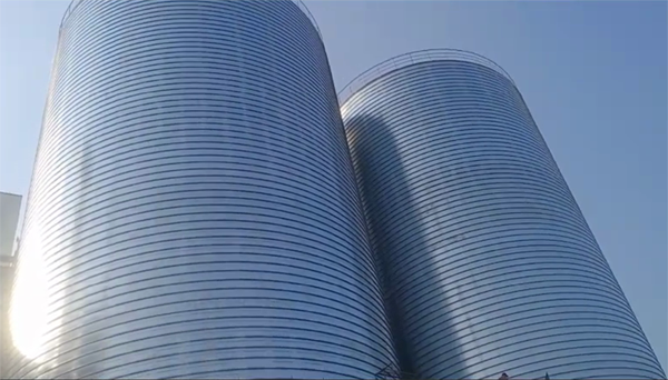 曲松2座混凝土高架卷板仓