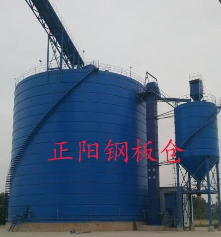 曲松大型矿粉钢板库