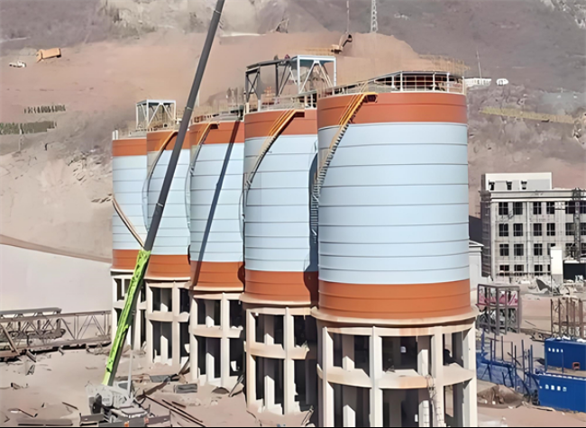 曲松高架钢板仓