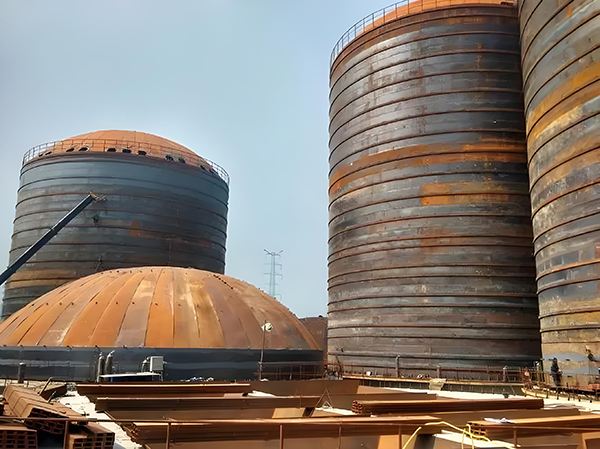 曲松焦粉钢板仓